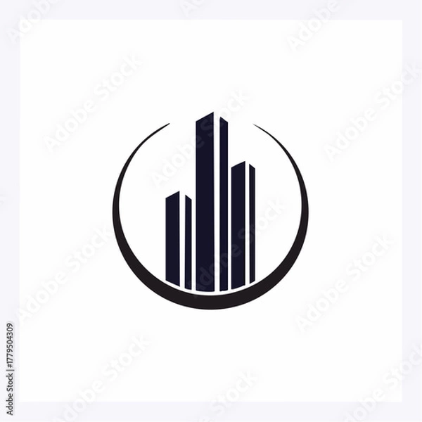 Obraz business graph icon