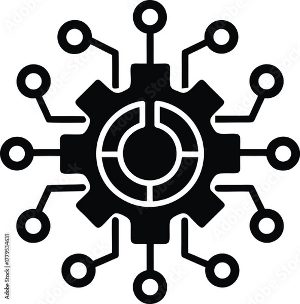 Obraz Electronic gear, circuit board, technological process and digital computing