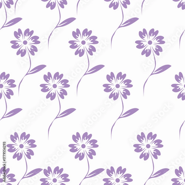 Obraz textile design with abstract flower pattern