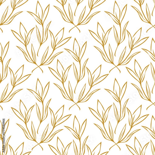 Obraz seamless pattern with leaves