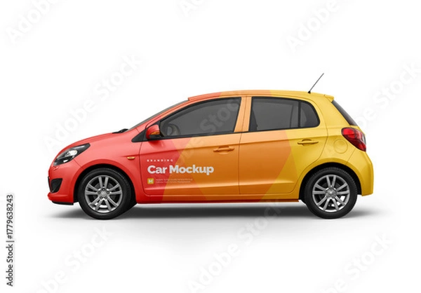 Fototapeta Car Mockup