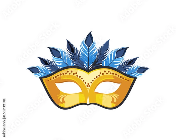 Obraz Mask with flowers