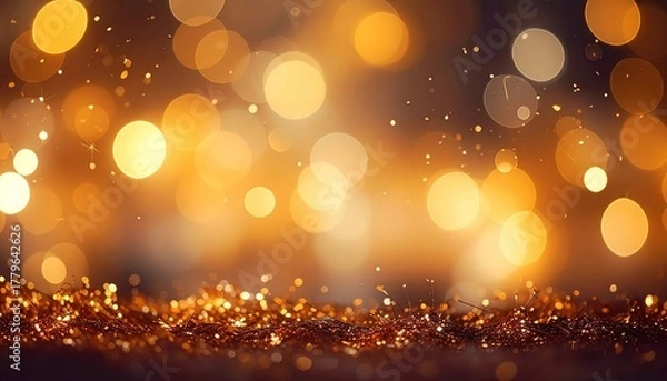 Fototapeta Abstract  blue glitter background