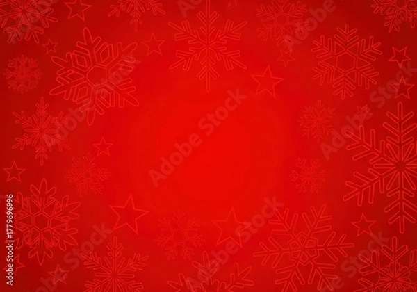 Fototapeta Vibrant red textured background with subtle geometric pattern