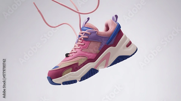 Obraz Colorful sport shoe with a modern design for active lifestyle concept