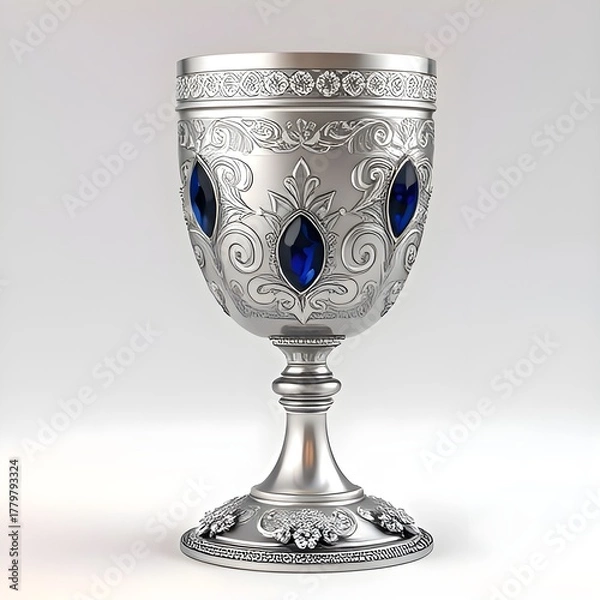 Obraz antique silver cup