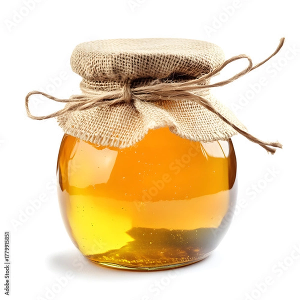 Obraz honey in a glass jar