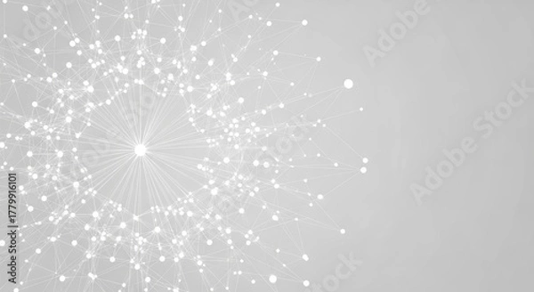Obraz Abstract Network Technology Connection Concept Digital Background	