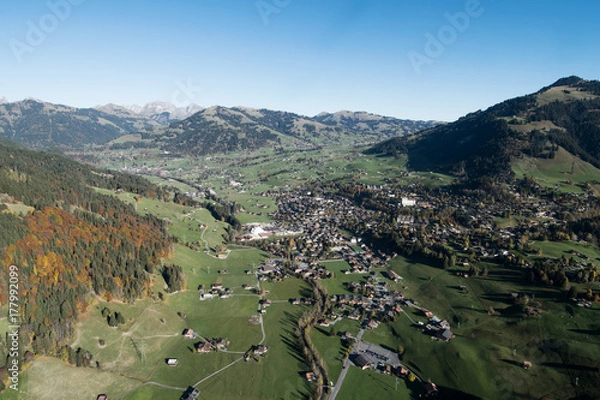 Obraz Gstaad im Herbst