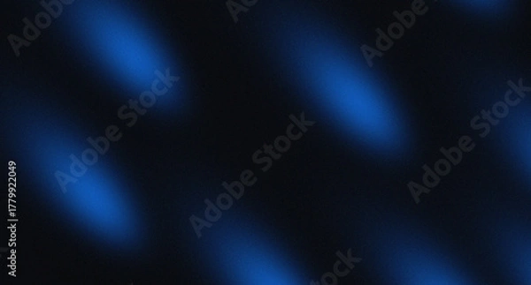 Obraz Abstract blue color illustration with soft noise for design and more