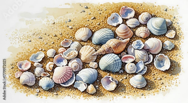 Fototapeta Abstract Colorful Background, Soft Pastel Gradient Backdrop, Golden Sparkle Luxury Background, Watercolor Artistic Texture, Modern Geometric Pattern Background, generation IA