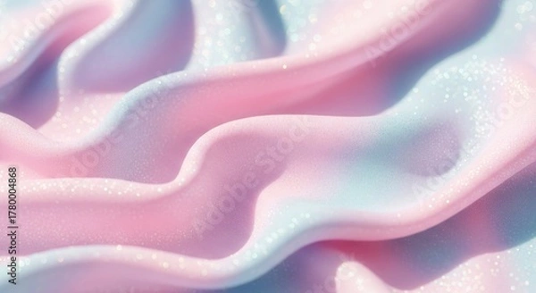 Obraz Soft Pastel Waves Abstract Background.