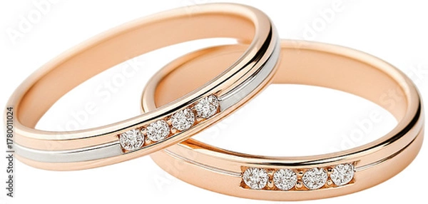 Obraz generative ai,연인, 부부와 나눠 끼는 반지 커플링 결혼반지 약혼반지 이미지