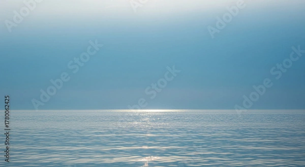 Obraz Calm beige gradient background with soft tones and open copy space, ideal for minimalist brand visuals.