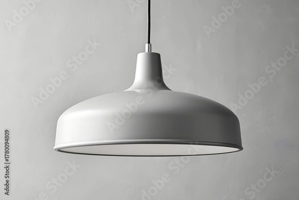 Obraz old fashioned hanging lamp on white background