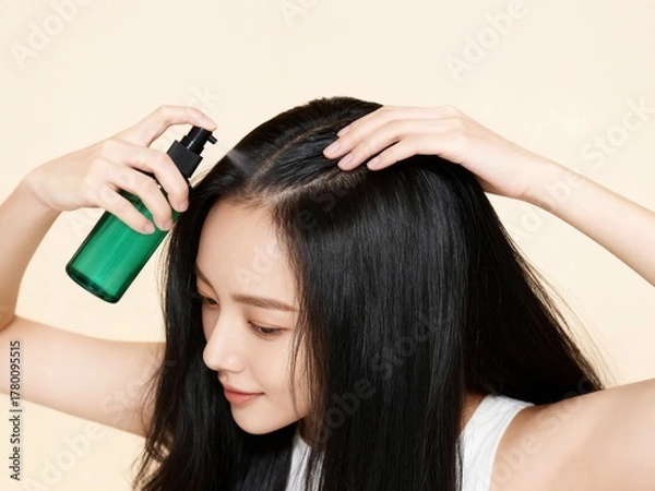 Fototapeta Luxury Hair Care Beauty Series
