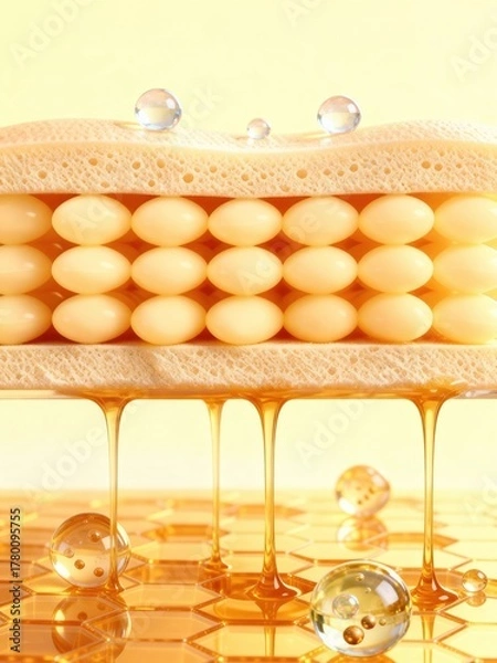 Fototapeta Skin Layer & Hydration Science
