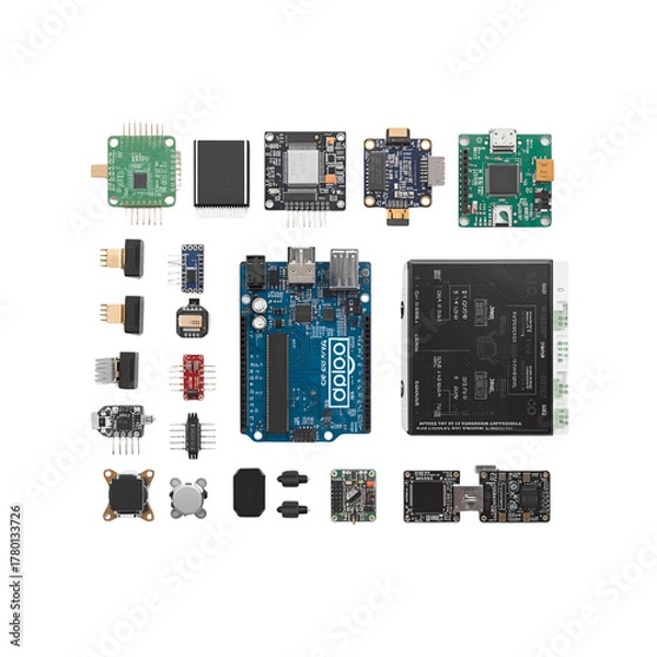 Obraz Arduino is an open-source electronics prototyping platform designed to make it easy for users to create interactive electronic objects.
