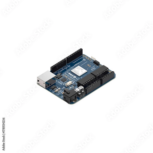 Obraz Arduino is an open-source electronics prototyping platform designed to make it easy for users to create interactive electronic objects.