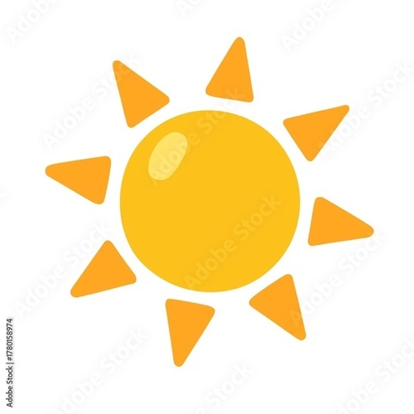 Obraz sun and clouds