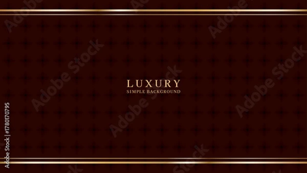 Obraz 金色のラインをあしらった高級感のある背景