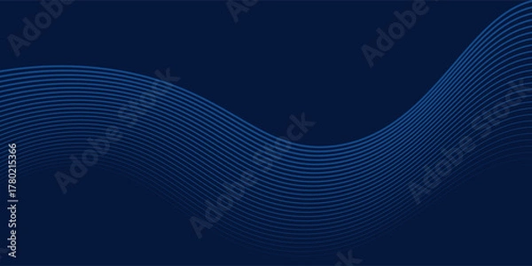 Fototapeta Modern black dark navy blue silver abstract pattern background vector art