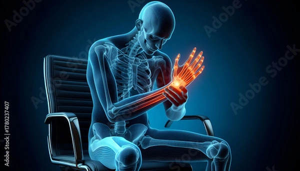 Fototapeta painful wrist