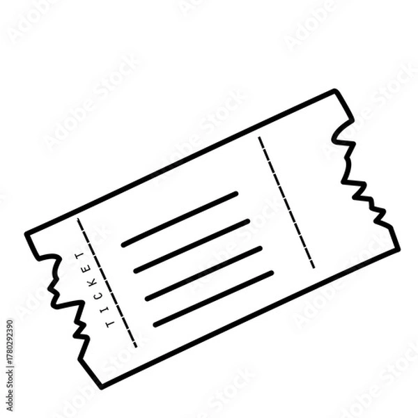 Obraz Adventure Journey Ticket