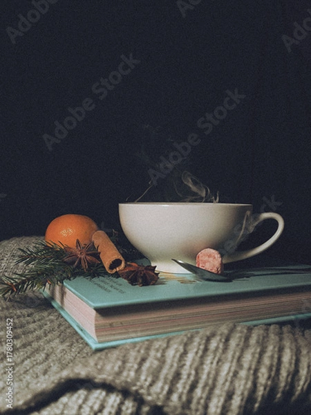 Fototapeta still life with tea