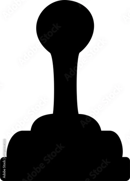 Obraz Stamp vector icon. Vector graphics and not Artificial Intelligence, logo illustration. Replaceable vector design.