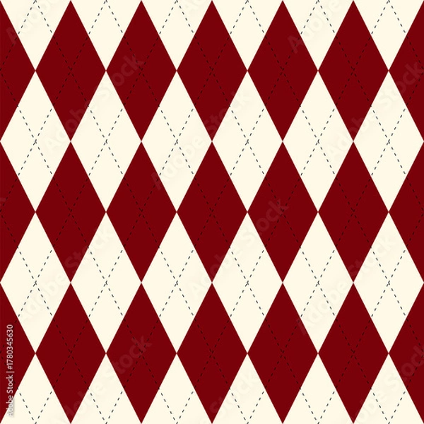 Obraz seamless geometric pattern with geometric elements
