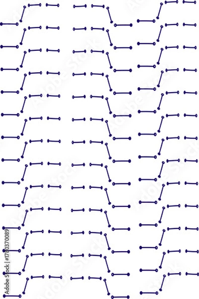 Obraz Cube Illusion Flat Pattern 3.ai