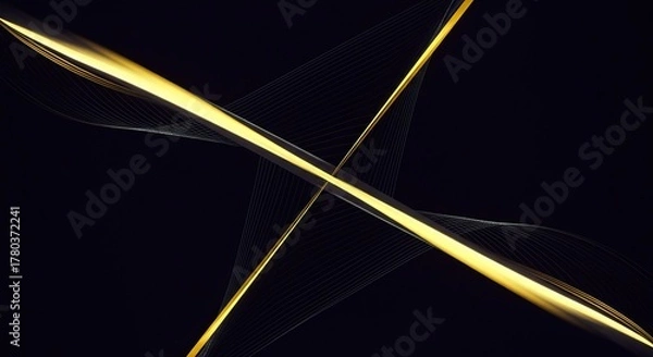 Fototapeta Abstract background design with intentional asymmetry, creating dynamic visual flow and modern imbalance and aesthetic appeal ,rendering ,shape ,elegant