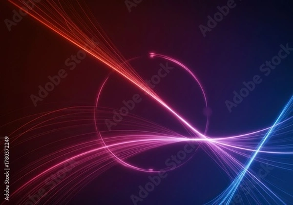 Fototapeta Abstract background design showing smooth flowing lines and gentle gradients, symbolizing balanced, peaceful energy and cosmic harmony ,flow ,backdrop ,balance