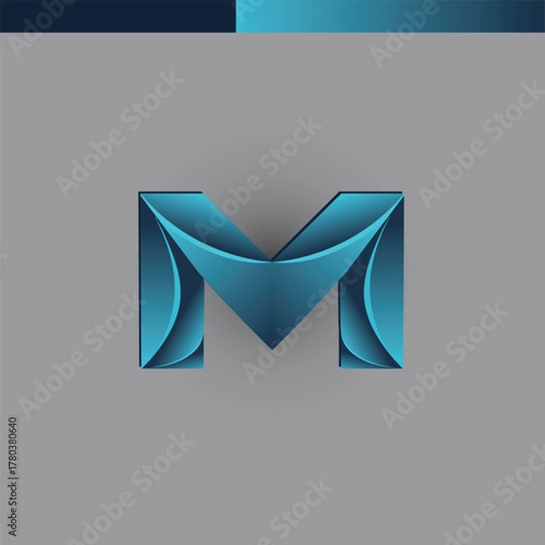 Obraz Matrix M Logo Design