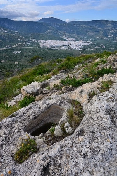 Obraz View of rocks in Gargano National Park, Italy, Europe.