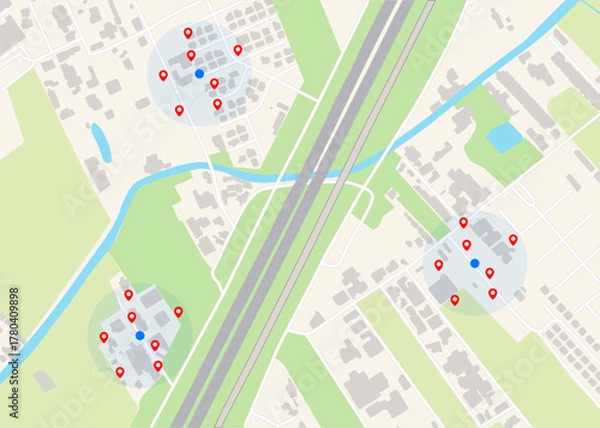 Fototapeta 68-11-06Vector-travel-map