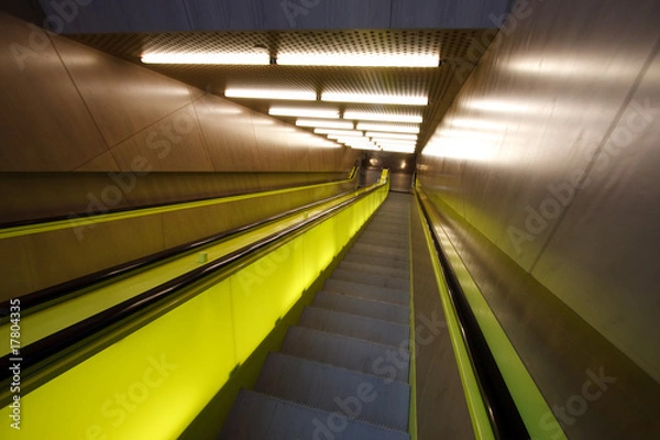 Obraz Down the Escalator