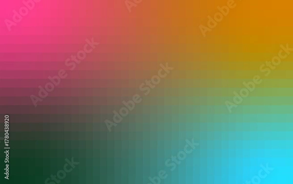 Obraz Colorful Abstract Digital Pattern