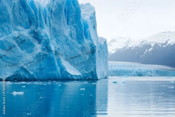 Obraz Glacier Ice Climate Change Global Warming Nature Environment Arctic Melting Water
