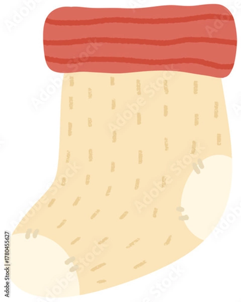 Fototapeta santa sock
