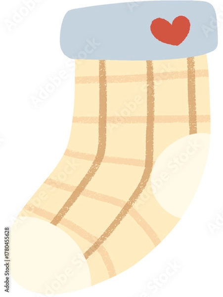 Fototapeta santa sock
