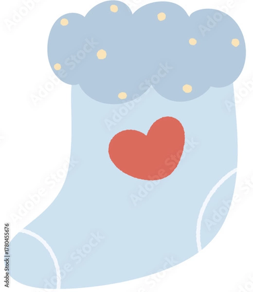 Fototapeta santa sock
