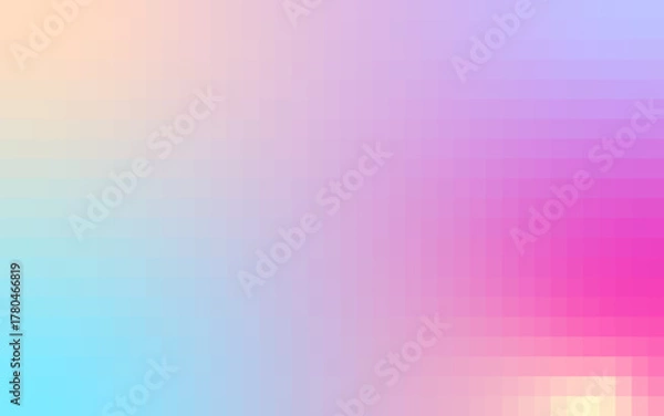 Obraz Pastel Gradient Abstract Background with Soft Pixel Texture