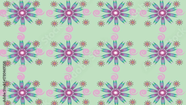 Fototapeta Floral Pattern Background