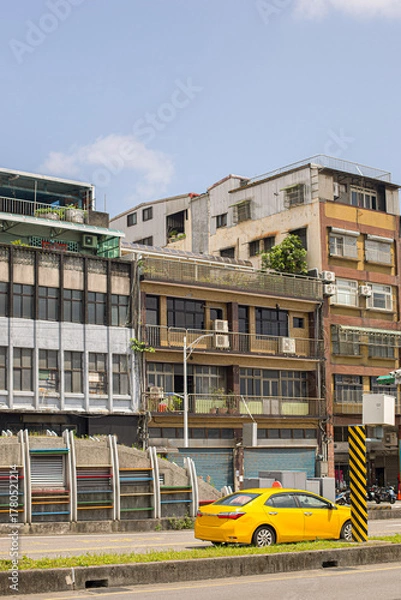 Obraz Cityscape view of Taipei Taiwan