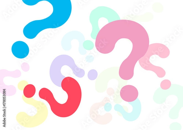 Obraz クエスチョンマークのテクスチャー question mark texture