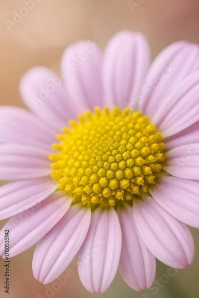 Fototapeta macro shot of flower center with soft bokeh