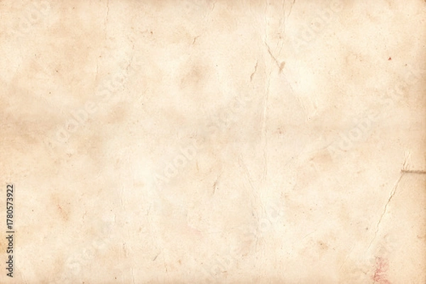 Fototapeta Old Paper Texture Background. Vintage Antique paper. Brown rustic parchment paper sheet with space for text