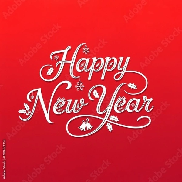 Obraz Happy New Year Typography